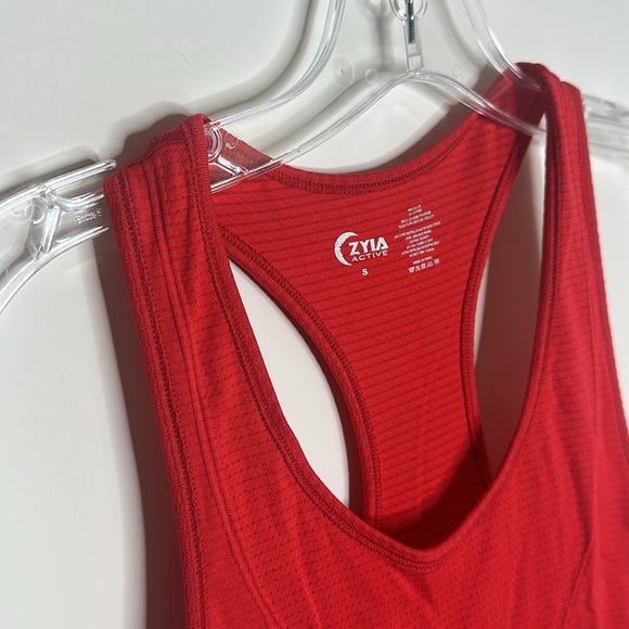 ZYIA Copper Charged Tank Top in red size S NWOT - Picture 2 of 3